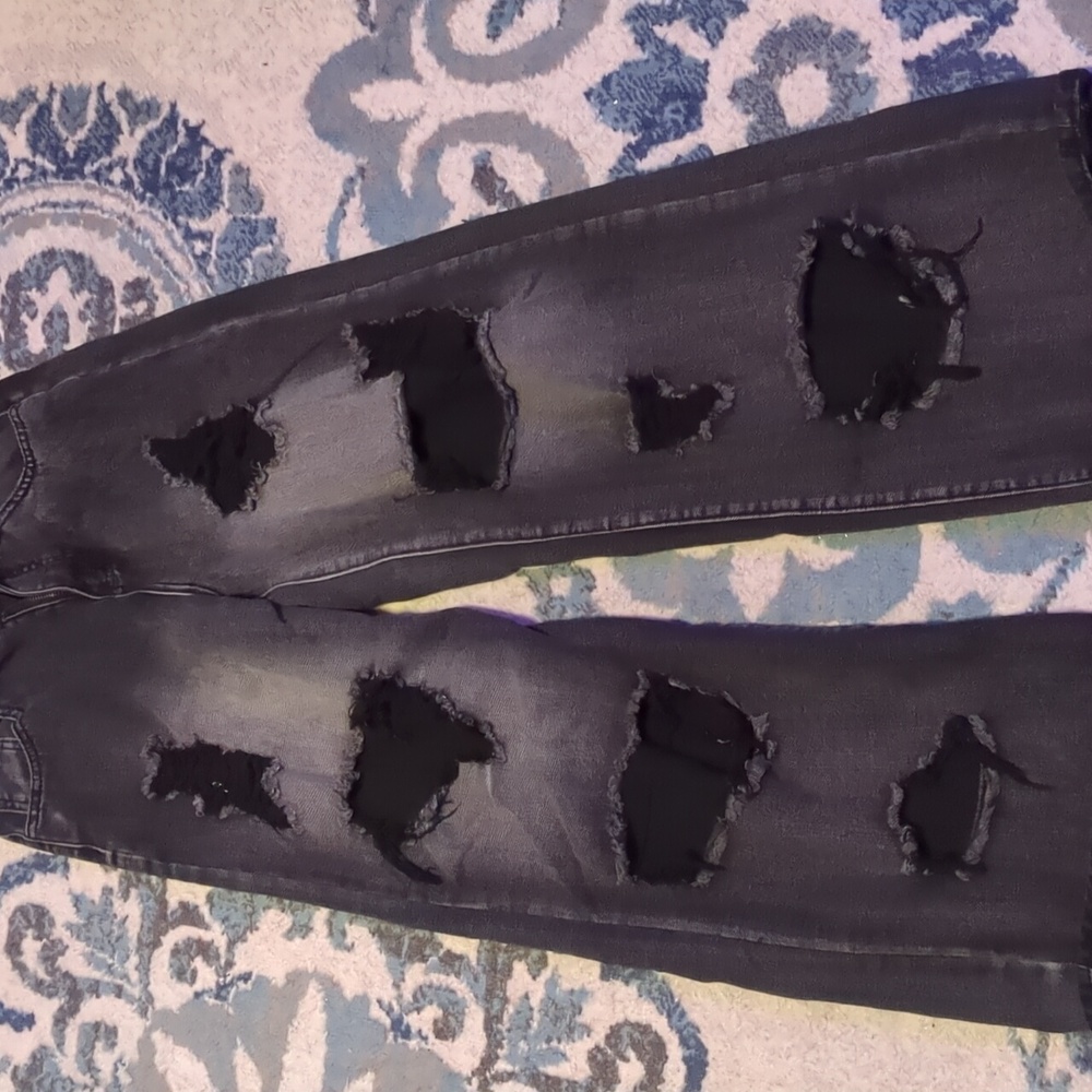 ROMWE Black Denim Jeans - Picture 3 of 3